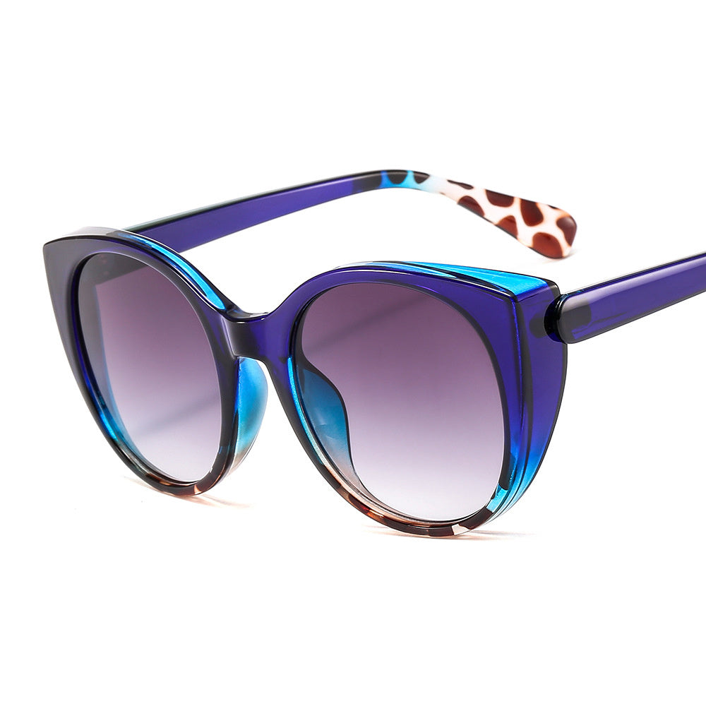 Contrasting color sunglasses for men and women