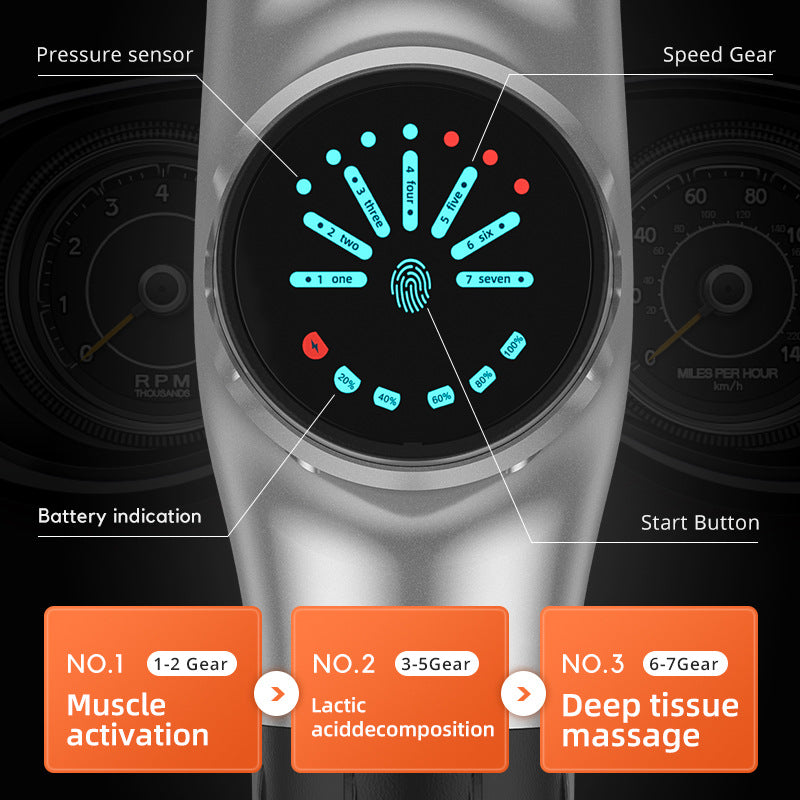 Muscle Relaxation Massager Adjusts Vibration