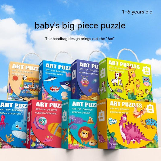 Gift Box Portable Puzzle Early Education Educational Toys