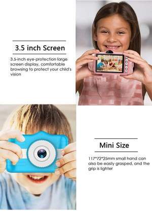 3.5 inch large screen cartoon digital HD camera