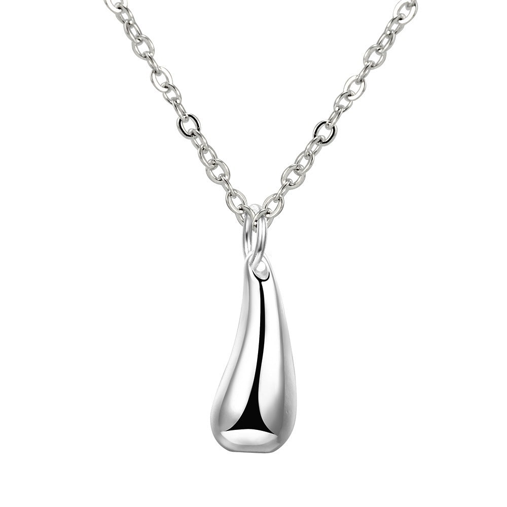 Four-piece silver water drop set