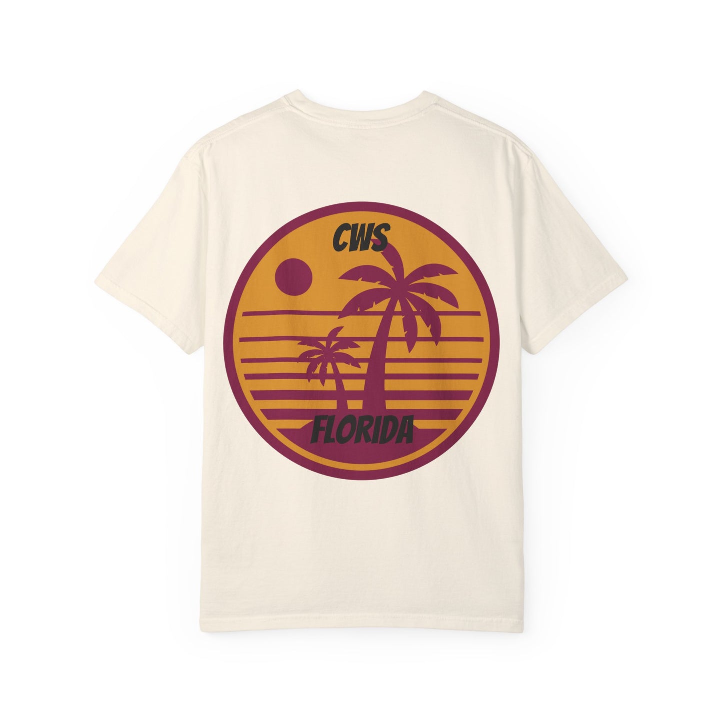 CWS Florida Unisex-T-Shirt im Garment-Dyed-Verfahren von Cozy Winter Store (Versand nur innerhalb der USA)