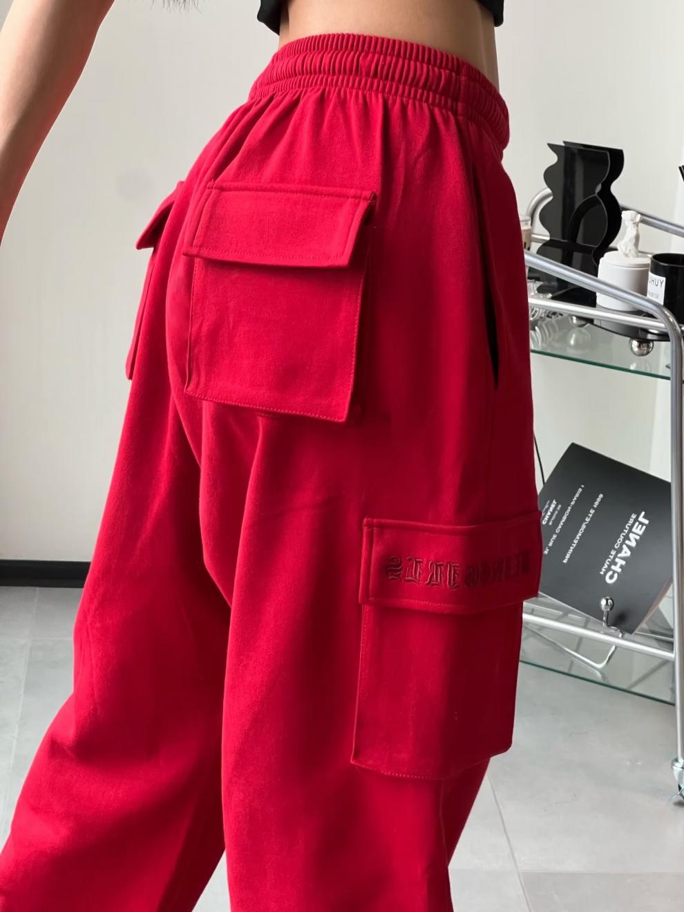 Trendy Hose mit weitem Bein und natürlicher Taille für Damen