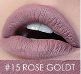 Waterproof Matte Liquid Lipstick with Moisturizing Action Smooth Lip Stick Long-lasting Lip Gloss Cosmetic Make-up