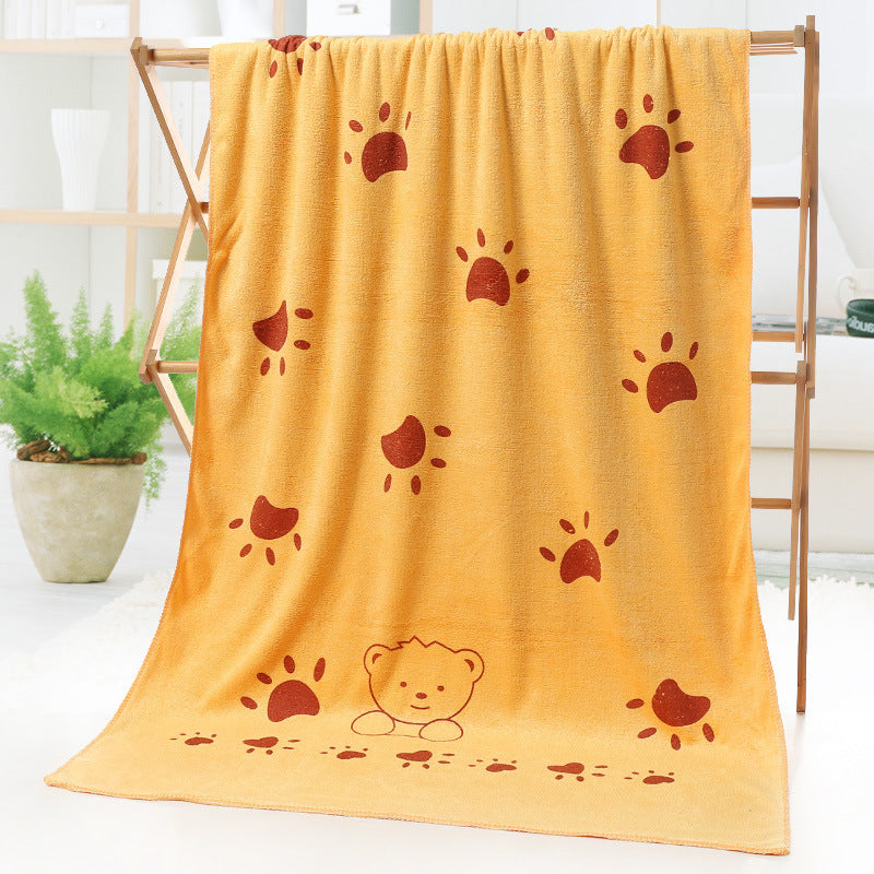 Bath towel beach towel cartoon print