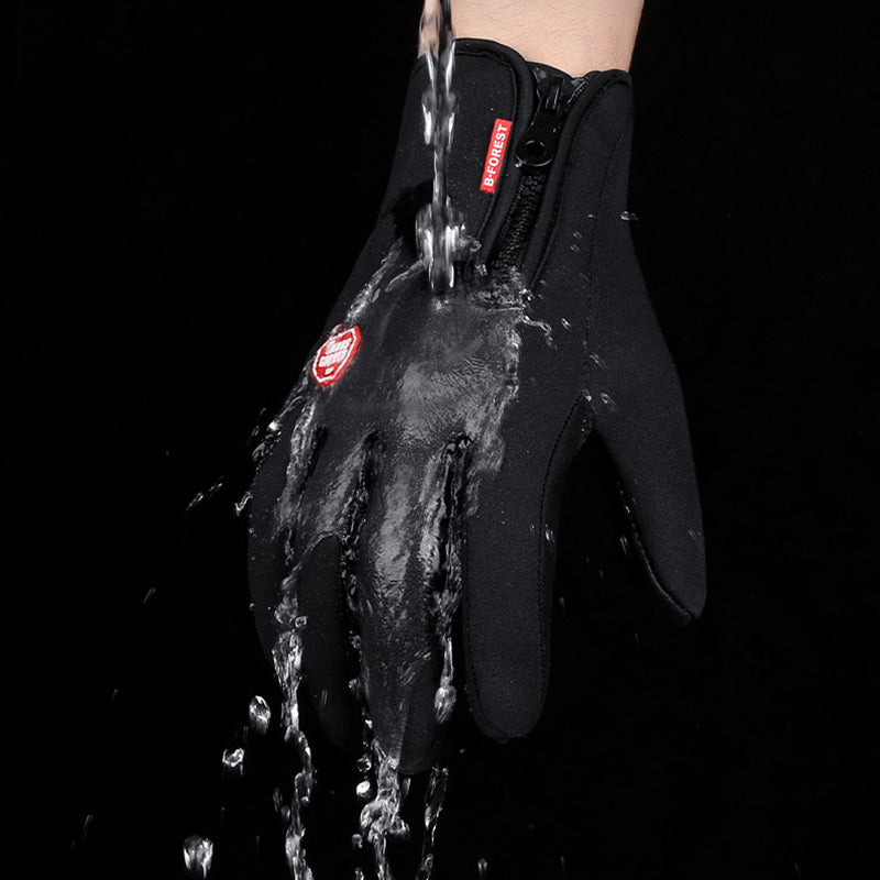 Winterhandschuhe Touchscreen Reiten Motorrad Schiebe wasserdichte Sporthandschuhe mit Fleece