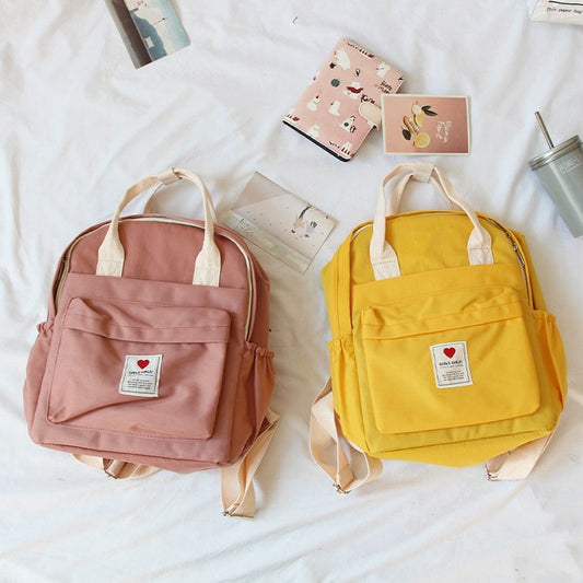 Cute backpack soft girl student Korean backpack