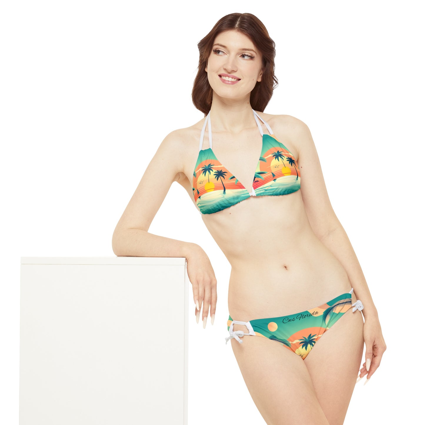 CWS Florida Riemchen-Bikini-Set (AOP) von Cozy Winter Store 