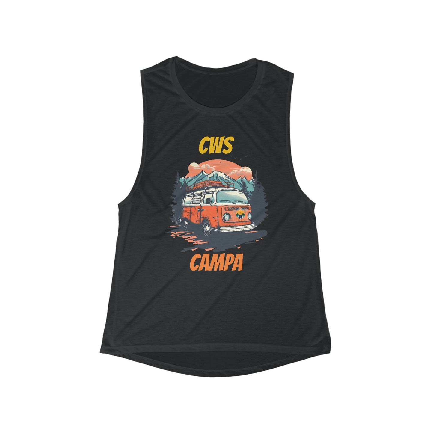 CWS Campa Women's Flowy Scoop Muscle Tank