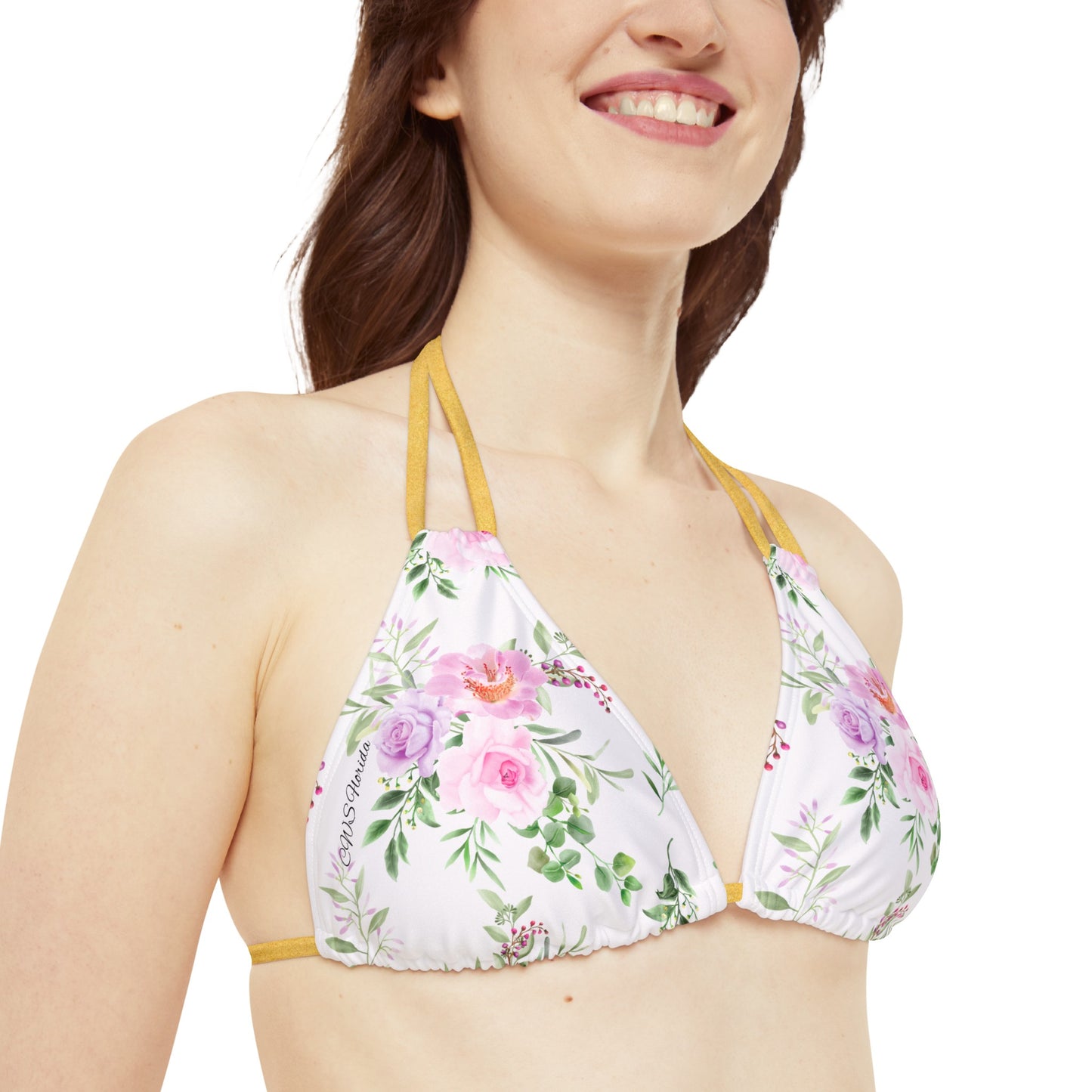 CWS Florida Riemchen-Bikinioberteil mit Dreiecksmuster von Cozy Winter Store (Versand nur innerhalb der USA)