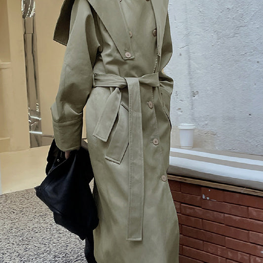 Modischer Trenchcoat mit Revers für Damen