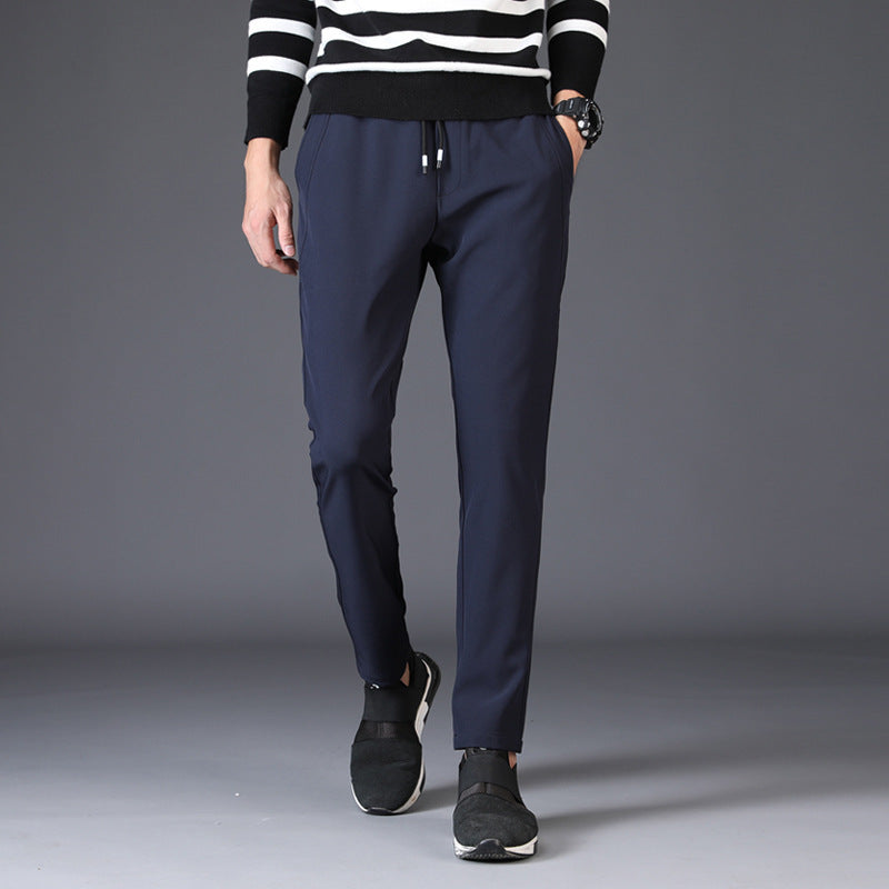 Men's Casual Pants Spring And Summer Slim Straight Trousers