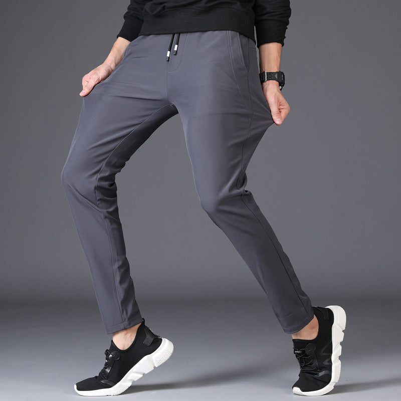 Men's Casual Pants Spring And Summer Slim Straight Trousers