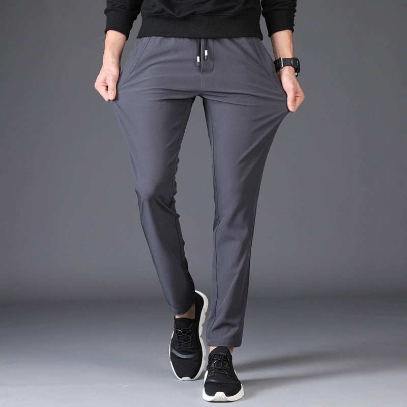 Men's Casual Pants Spring And Summer Slim Straight Trousers