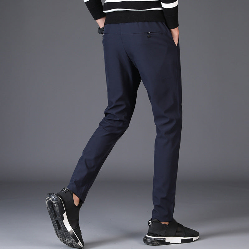 Men's Casual Pants Spring And Summer Slim Straight Trousers