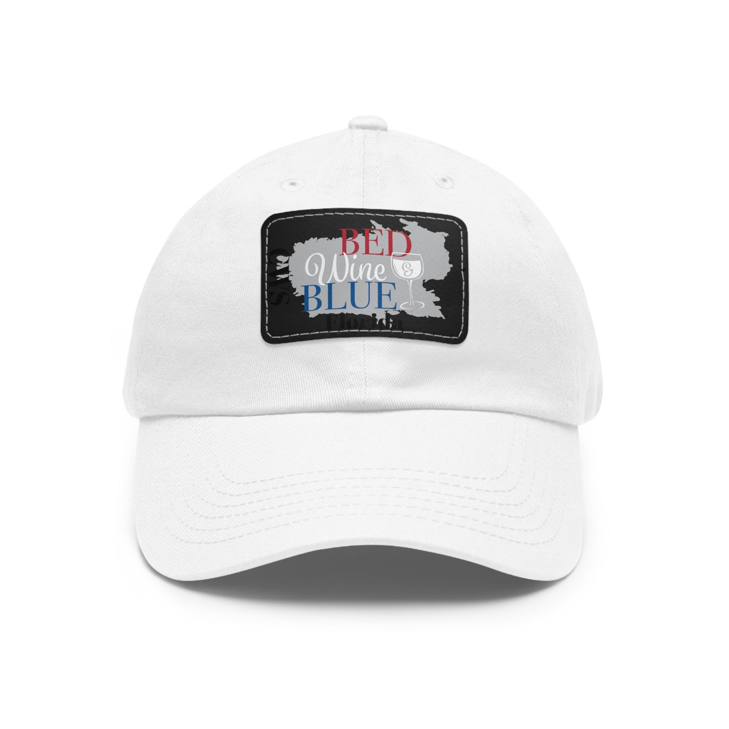 CWS Florida Dad Hat with Leather Patch By Cozy Winter Store (ships within USA only)