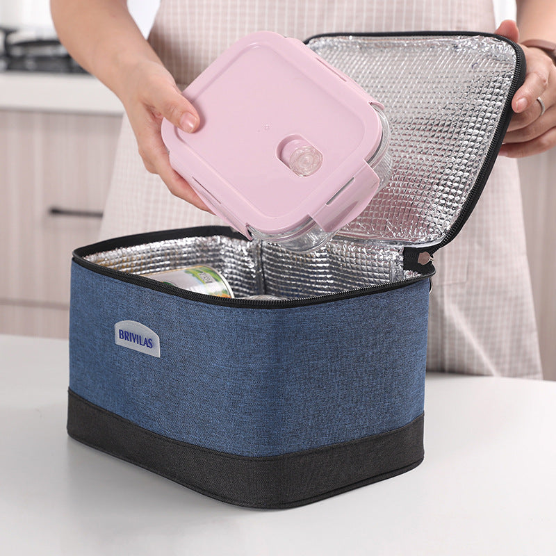 Bento bag widened portable cooler bag