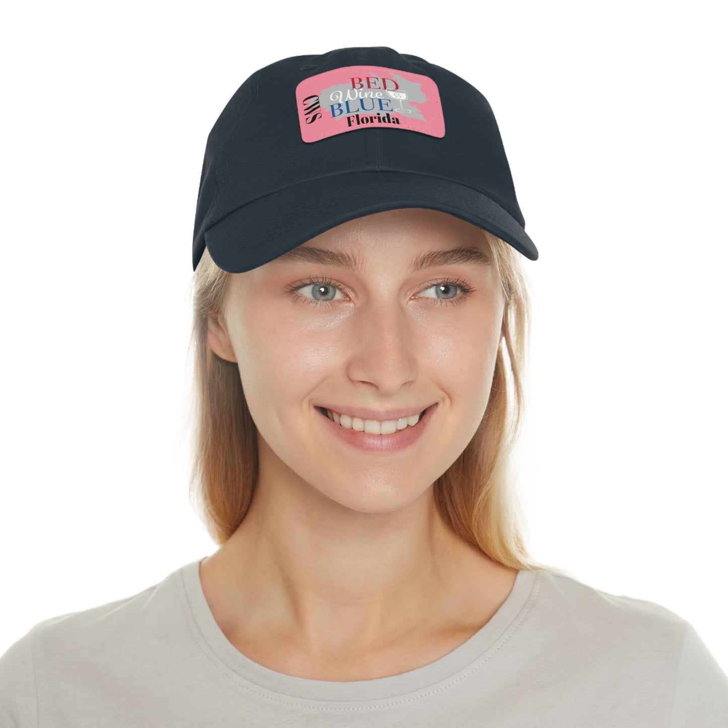 CWS Florida Dad Hat with Leather Patch By Cozy Winter Store (ships within USA only)