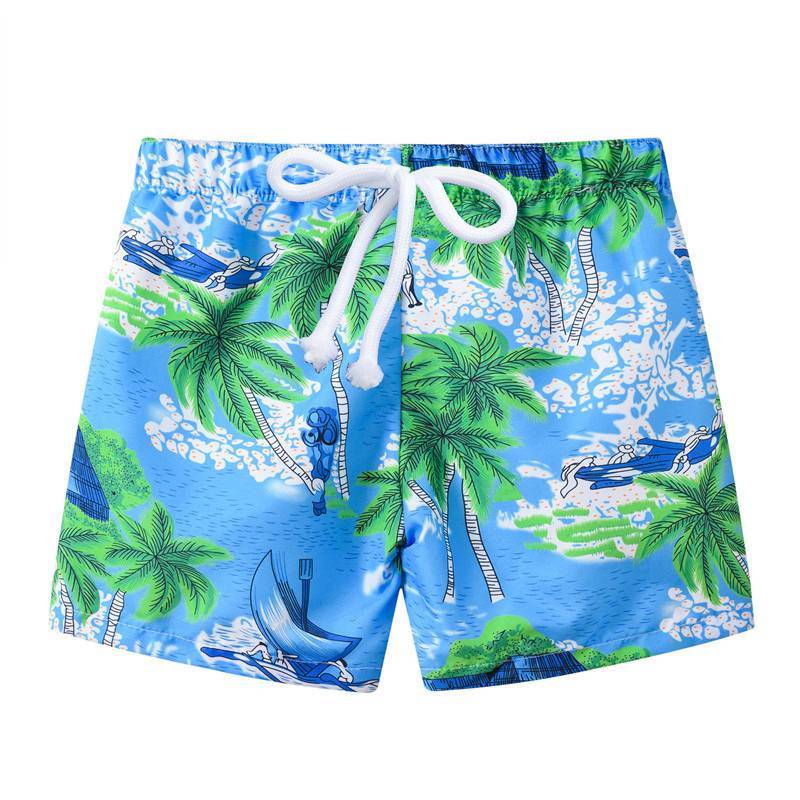 Children's cartoon printed shorts