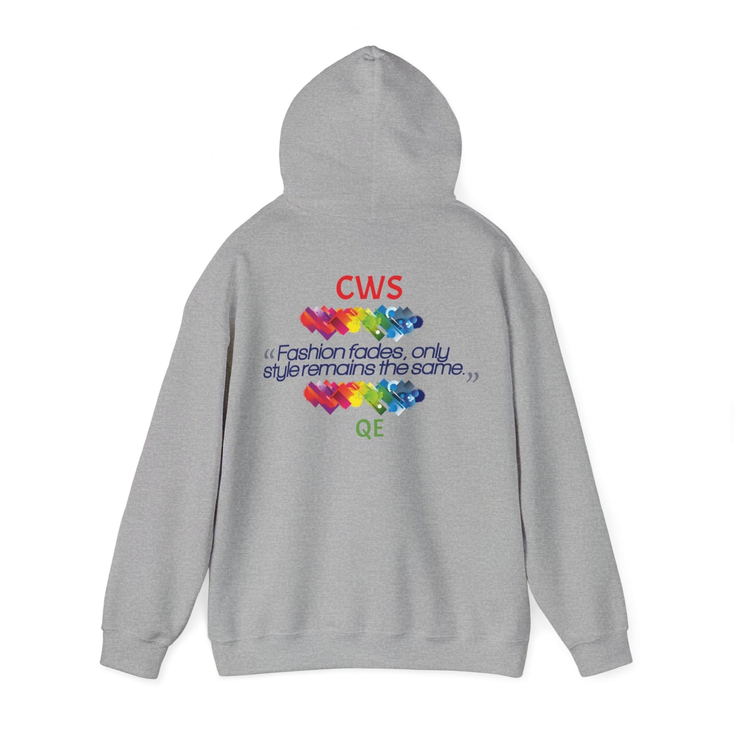 CWS Quotes " Fashion Fades"  Unisex Heavy Blend™ Hooded Sweatshirt By Cozy Winter Store