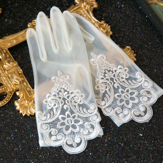 Sunscreen lace gloves