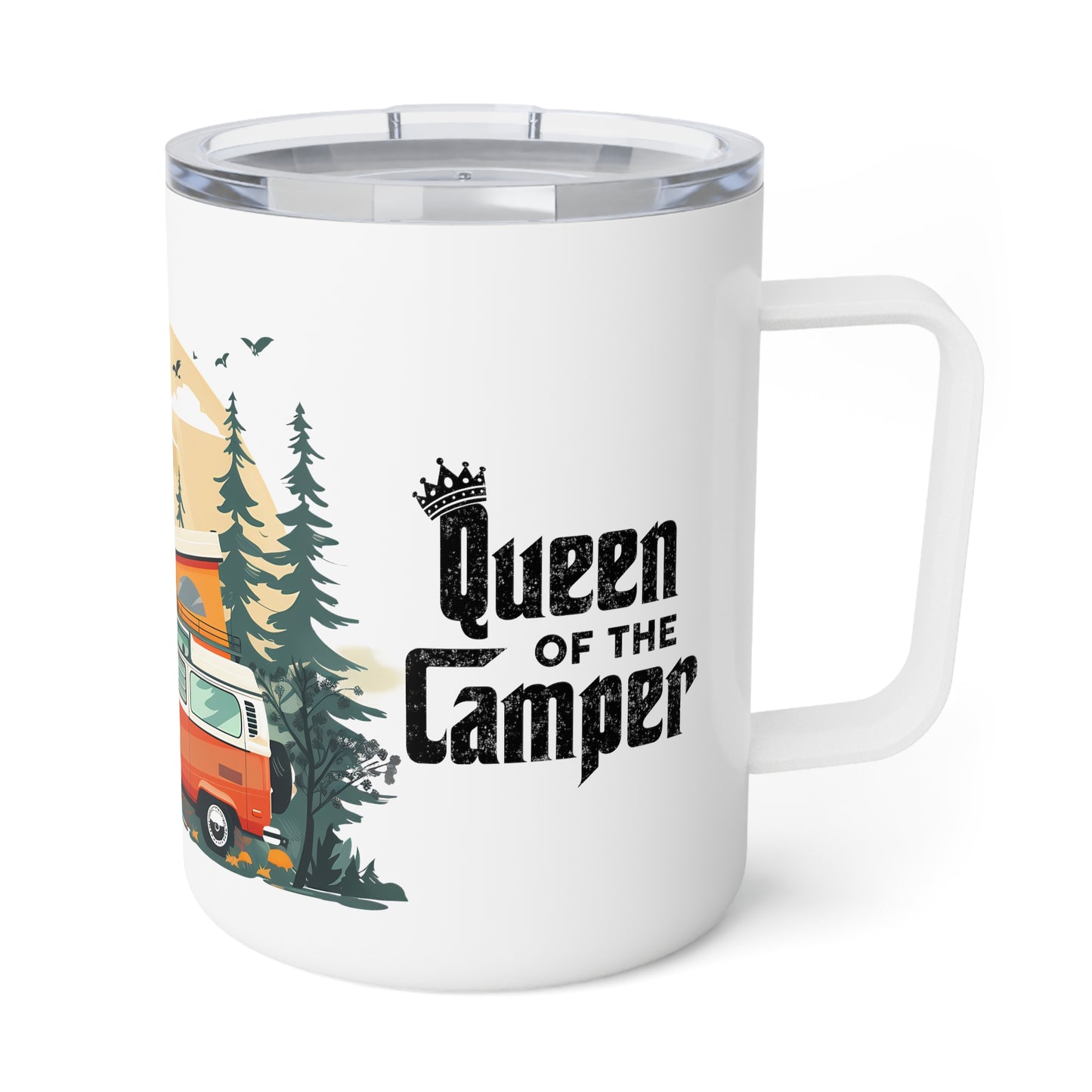 CWS Campa Camper Queen Insulated Coffee Mug, 10oz