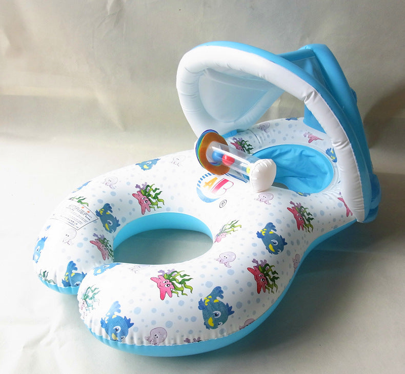 Thicken Environmentally Friendly Swimming Ring With Bell For Mother And Child