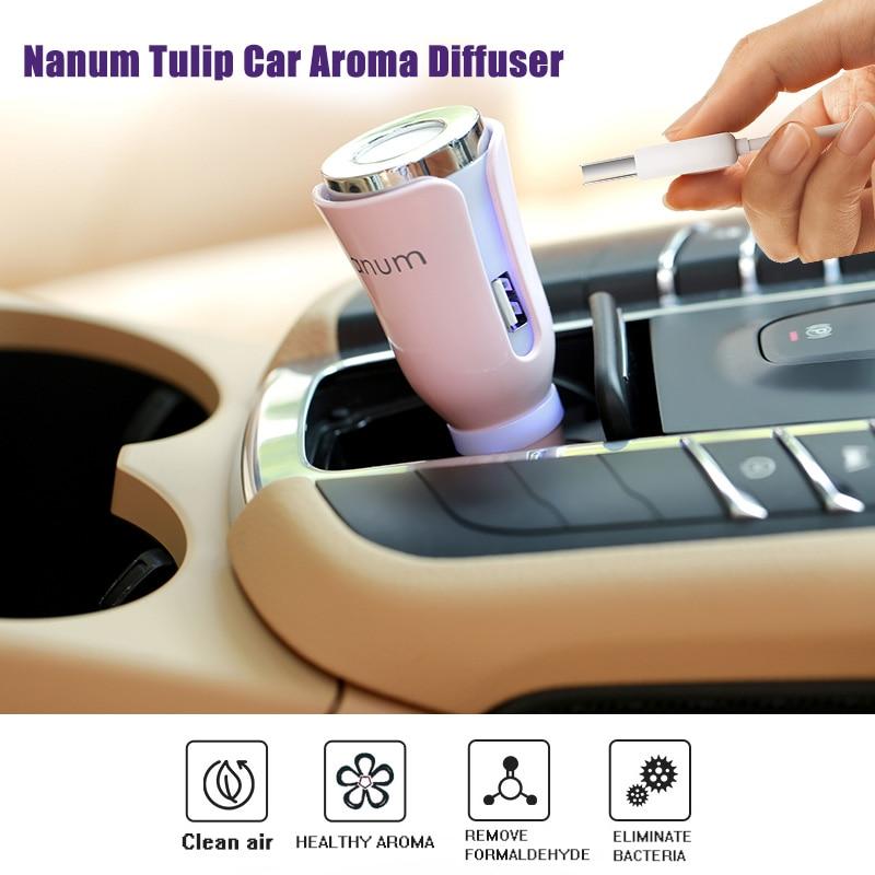 USB Auto ätherisches Öl Diffusor Air Refresher Ultraschall-Luftbefeuchter