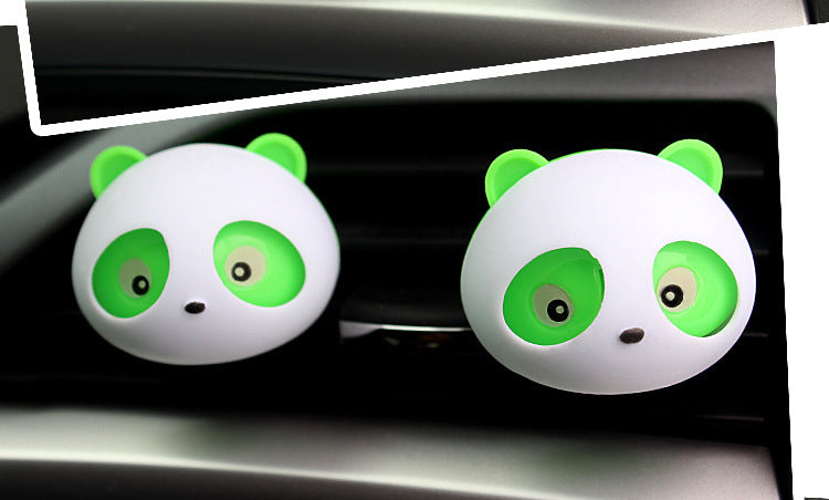 Essence Elysium presents: Panda Car Perfume. Cute Solid Aromatherapy for Your Car Seats.