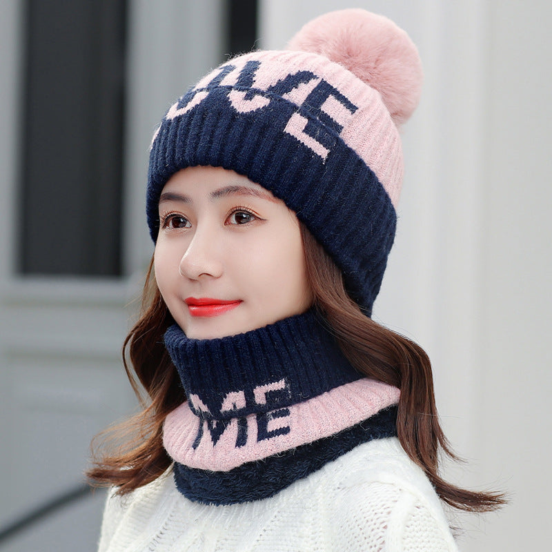 Women's Fleece Woolen Hat For Travel Thermal Equipment