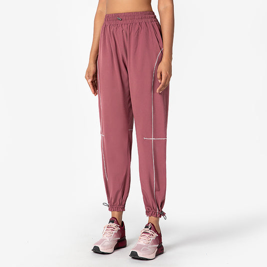 Sports Pants Female Loose Tappered Running Trousers