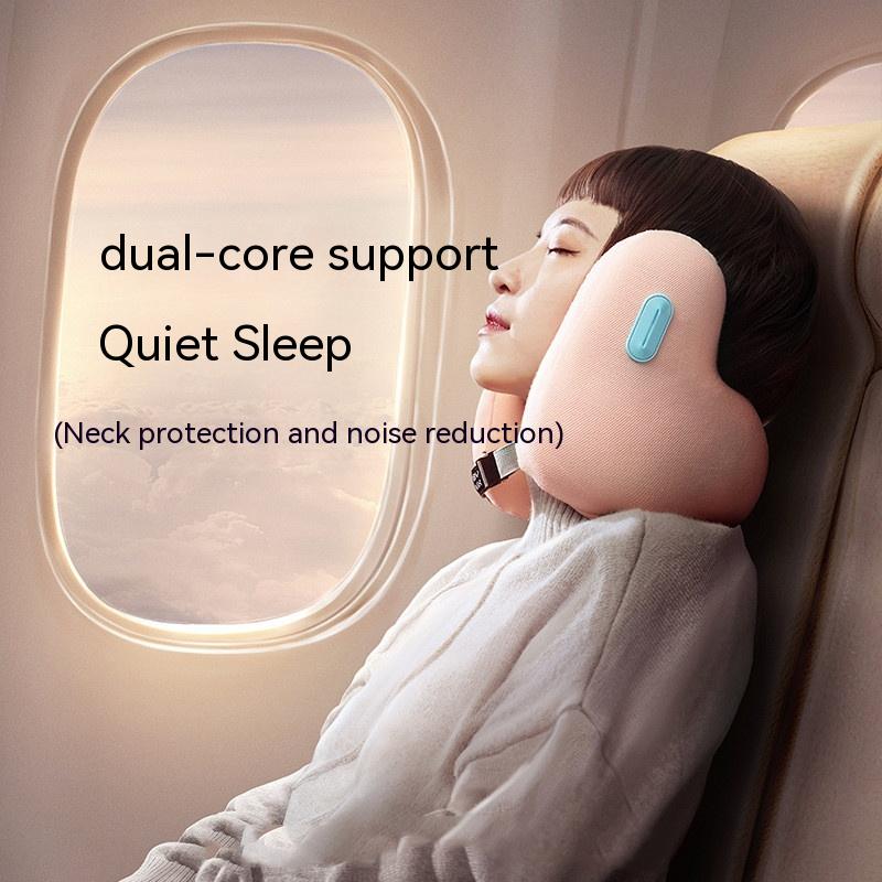 Travel Neck Care Two-in-one Memory Foam Head Pillow