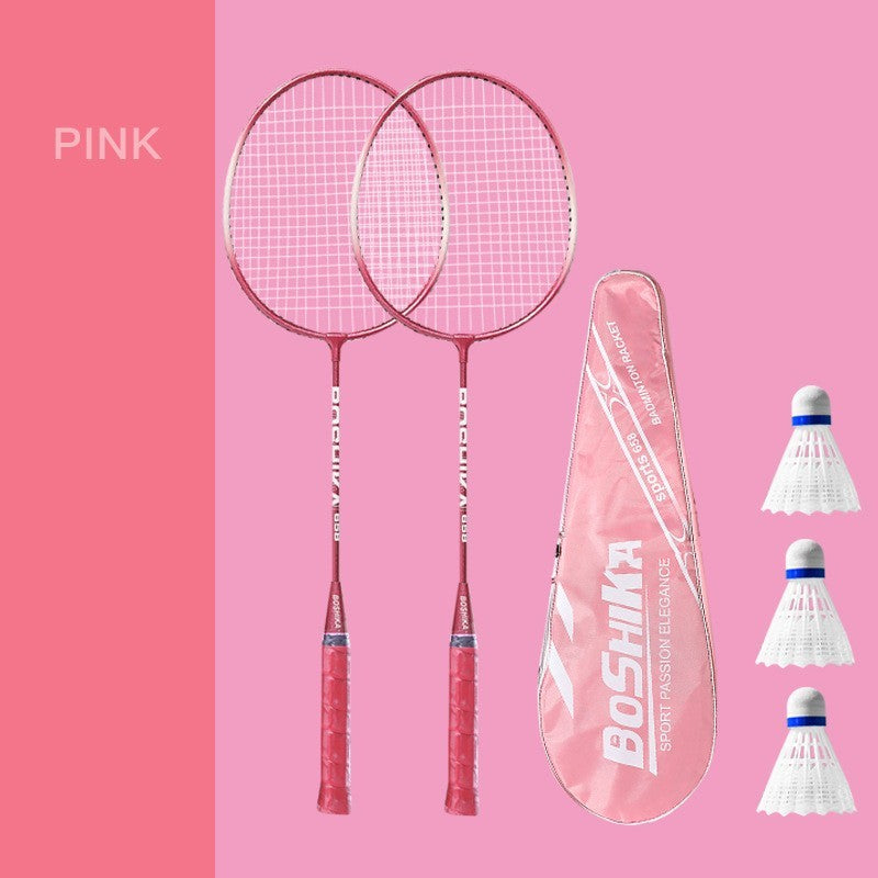 Badminton Racket For Beginners Children Set Iron Alloy A