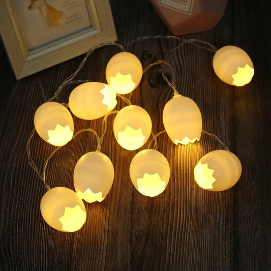 Easter Broken Shell Egg String Lights