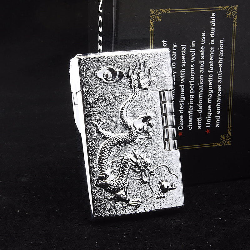 Embossed Chinese Dragon Gas Lighters