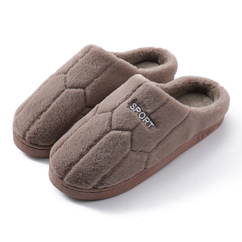 WinterWarmth: Unisex cozy plush house slippers for warmth indoors.