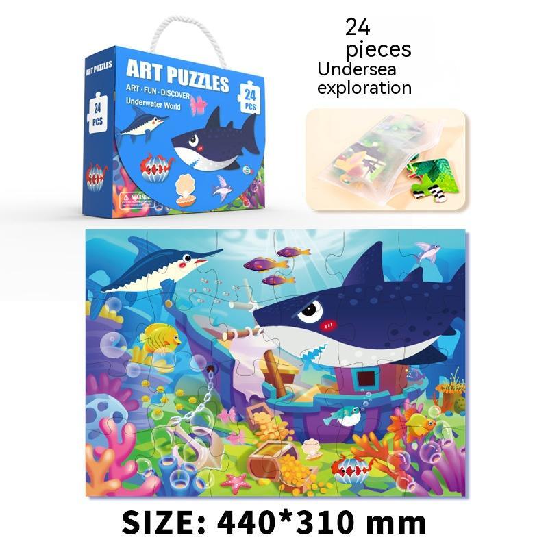 Gift Box Portable Puzzle Early Education Educational Toys