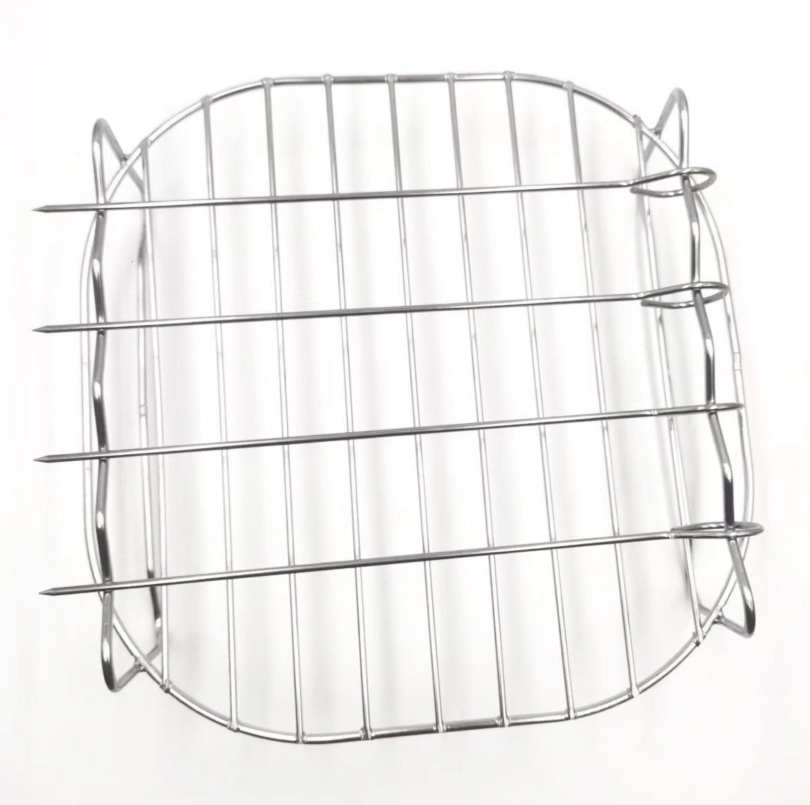 Air Fryer Grill Rack 430 Edelstahl Doppel Schicht Dampfgarer