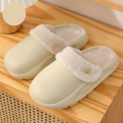 WashNCozy: Winter warm house shoes with detachable washable feature for women.