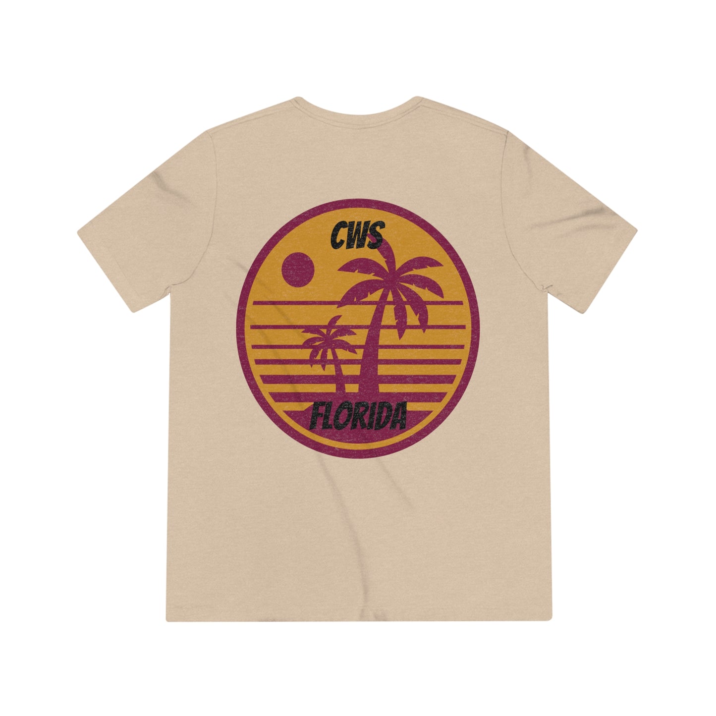 CWS Florida Unisex Triblend Tee By Cozy Winter Store