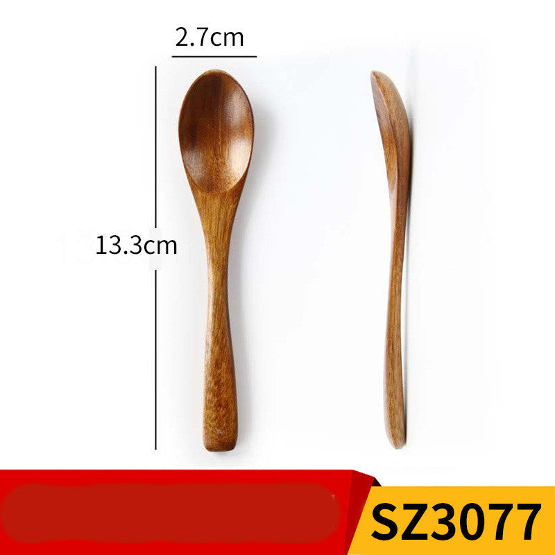 Fashionable Creative Wooden Spoon Dessert Honey Eating