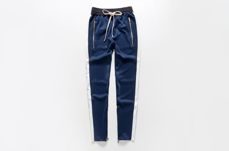 FOG European and American high street school uniform pants TRACK PANTS side striped inside zipper Bibb GD men's pants