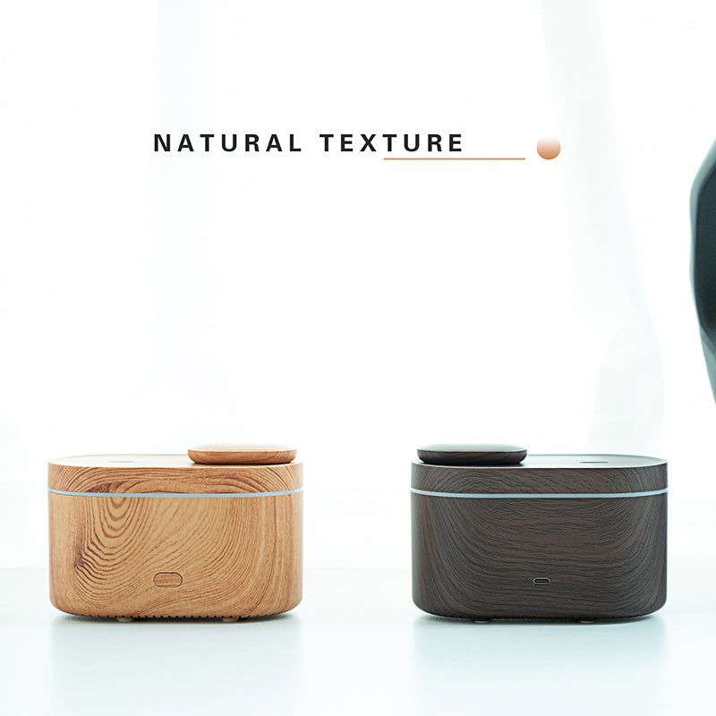 Creative Wood Grain L16 Aroma Diffuser Home Office Ultrasonic Humidifier Essential Oil 5V Silent Automatic Diffuser