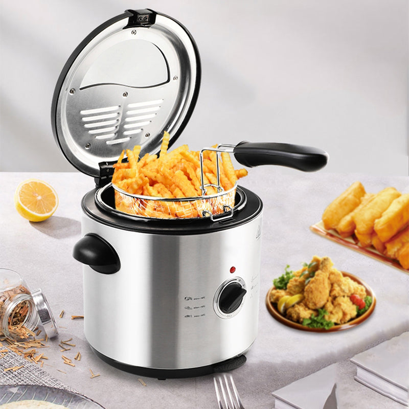 Fashion Personality Mini Round Fryer For Household Use