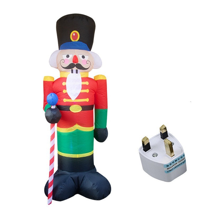 Inflatable Santa Claus Soldier Luminous Gas Model