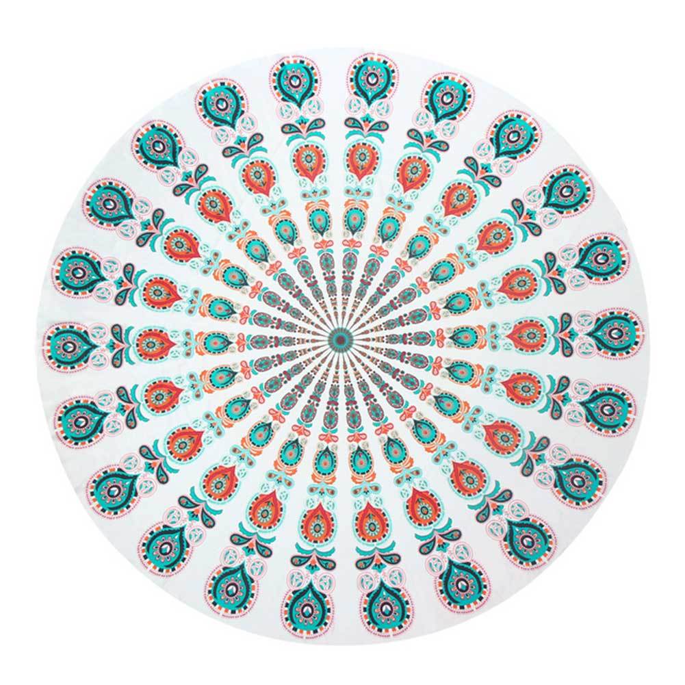 Round carpet scarf mandala tapestry