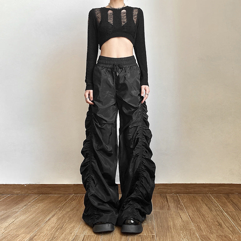 Loose Mop High Waist Casual Pants For Women