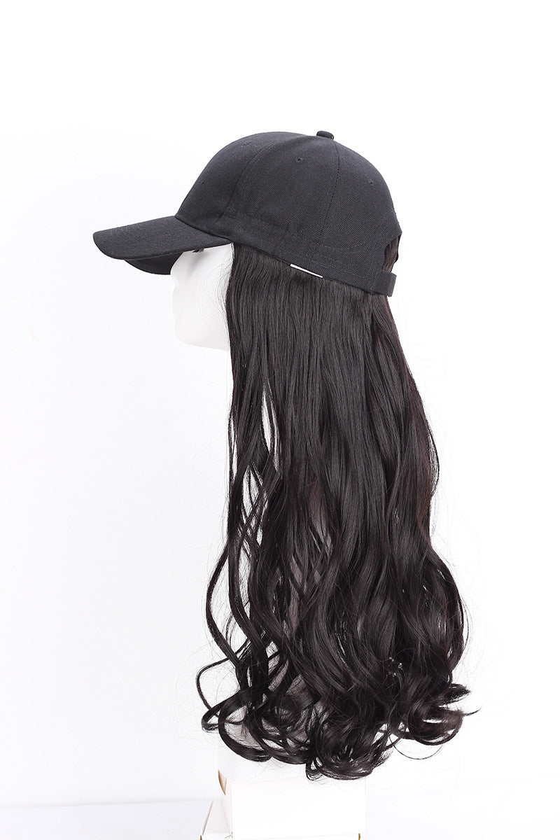 Cap big wave wig