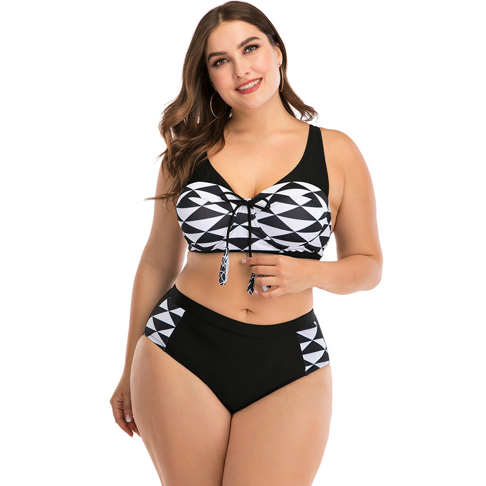 Big cup ladies swimsuit swimwear