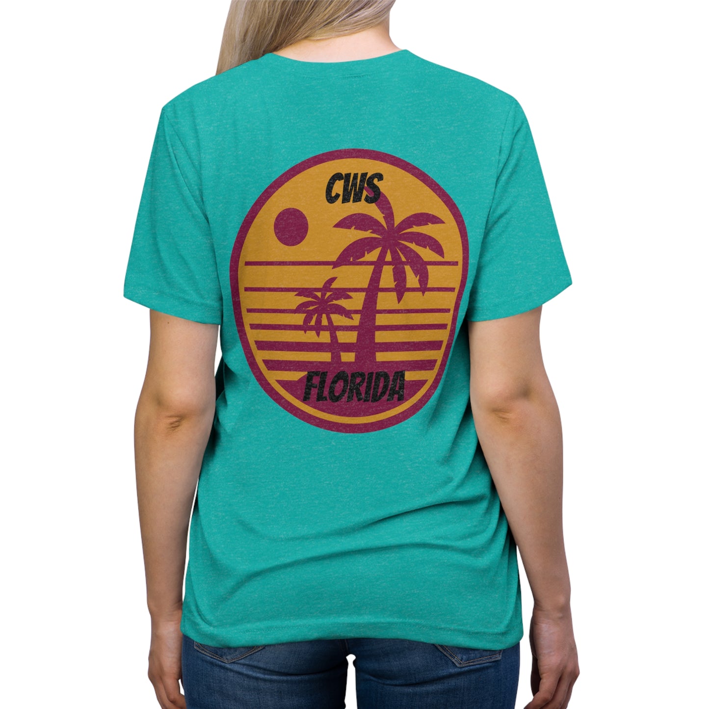 CWS Florida Unisex Triblend Tee By Cozy Winter Store